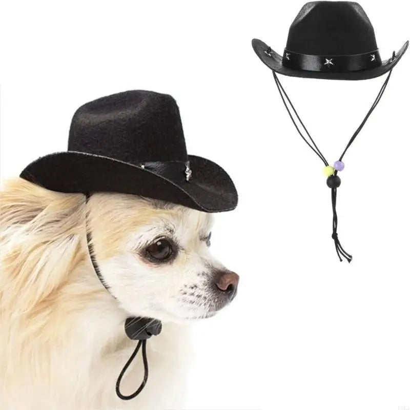 Dog Cowboy Costume Hat Bandanas