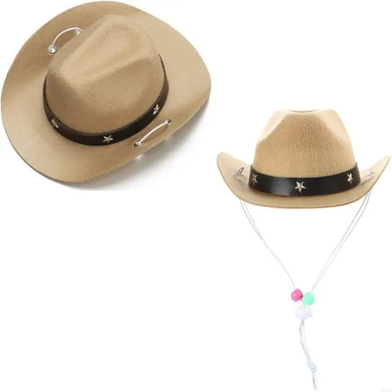 Dog Cowboy Costume Hat Bandanas