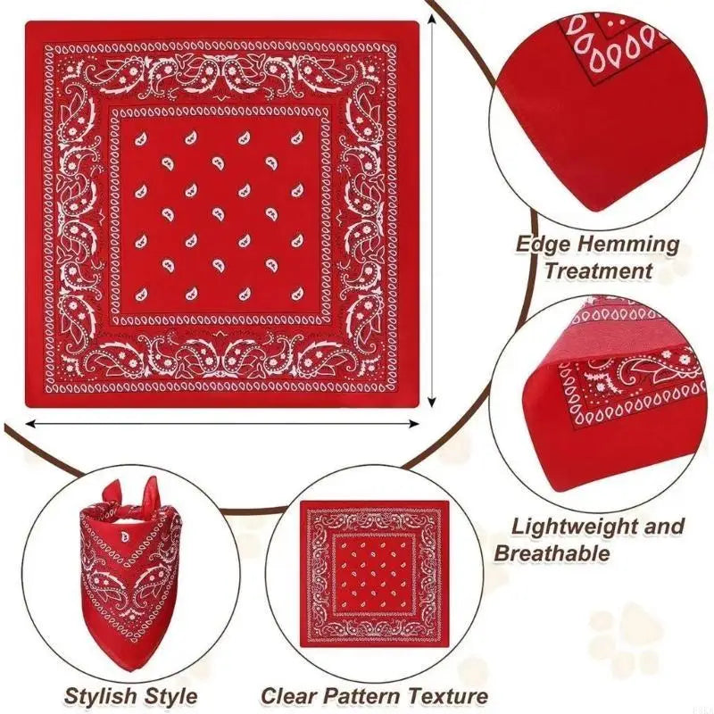 Dog Cowboy Costume Hat Bandanas