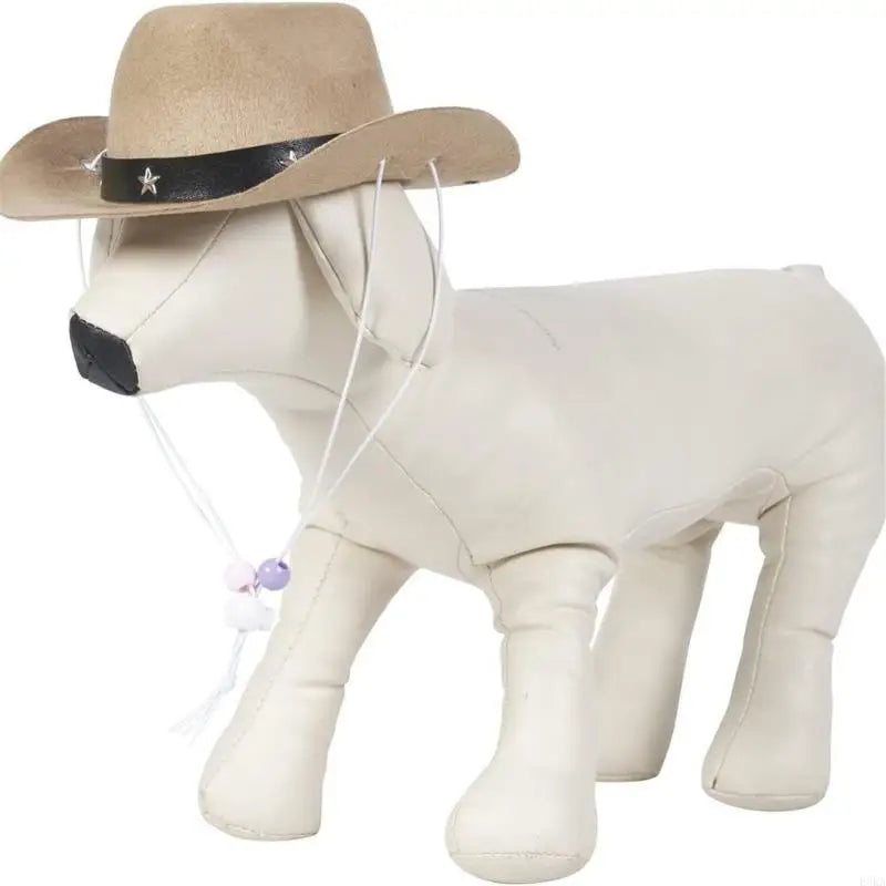 Dog Cowboy Costume Hat Bandanas