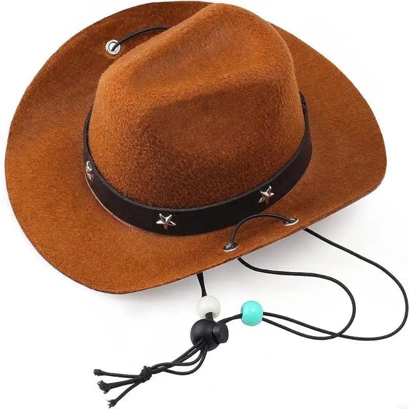 Dog Cowboy Costume Hat Bandanas